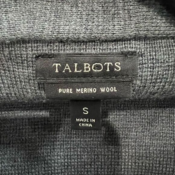 Talbots Pure Merino Wool Dark Gray Blazer Jacket - Picture 8 of 8
